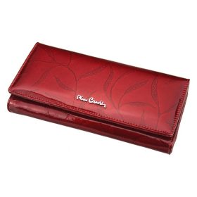   Pierre Cardin 02 LEAF 106,  bordó női bőr pénztárca 19 x 10 cm