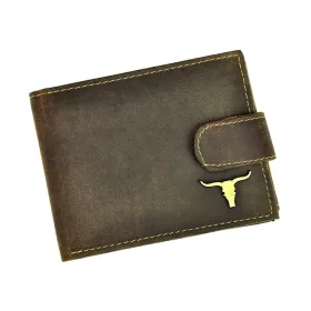   Wild RM-02L-BAW-9954 BUFFALO barna férfi bőr pénztárca 13 x 9.5 x 2.5 cm
