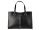 Patrizia 22-004 fekete női bőr válltáska 38.5 x 28 x 14 cm 