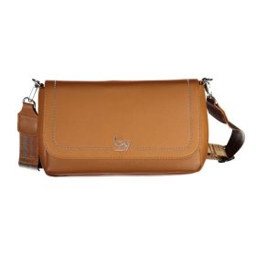 Byblos női konyak válltáska, oldaltáska 28 x 15 x 10 cm 