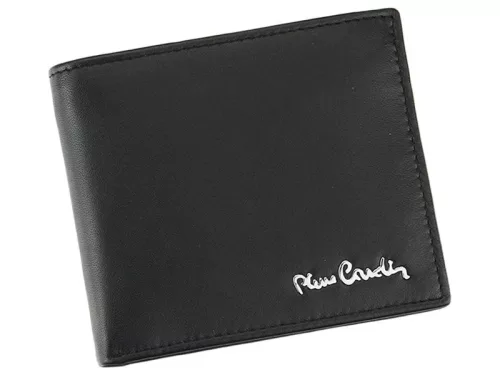 Pierre Cardin TILAK09 8824 fekete férfi valódi bőr pénztárca 10.5 x 9 x 2 cm