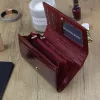 Gregorio GP-114 piros női bőr pénztárca 17.5 x 10 x 3.5 cm