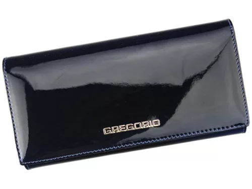 Gregorio SH-100 kék női bőr pénztárca 18.5 x 10 x 3.5 cm