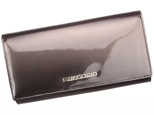 Gregorio SH-100 mogyoróbarna női bőr pénztárca 18.5 x 10 x 3.5 cm