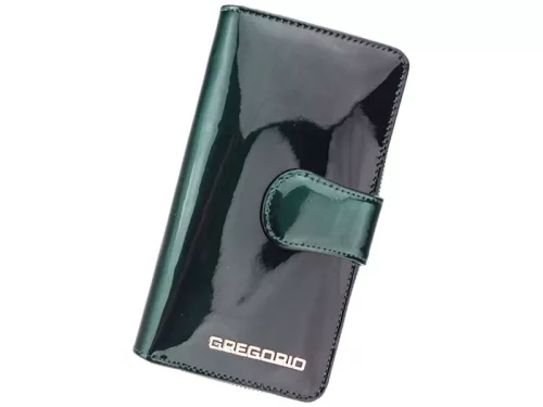 Gregorio SH-116 zöld női bőr pénztárca 9.5 x 17 x 3.3 cm
