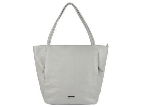 Patrizia 318-018 szürke női bőr válltáska, shopper 45 x 36 x 13 cm 
