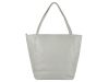 Patrizia 318-018 szürke női bőr válltáska, shopper 45 x 36 x 13 cm 