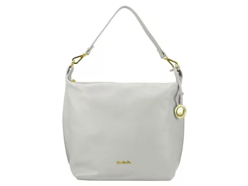 Pierre Cardin FRZ 1598 szürke női bőr kézitáska, válltáska 40 x 31 x 14 cm