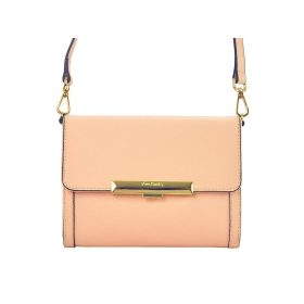   Pierre Cardin 5316 EDF rózsaszín női bőr válltáska, oldaltáska 21.5 x 16 x 5 cm