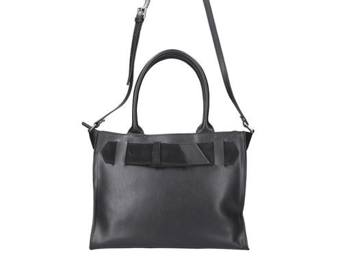 Innue V8562 fekete női bőr válltáska 33 x 25 x 14 cm