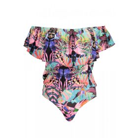 Desigual női mintás, ejtett vállú body