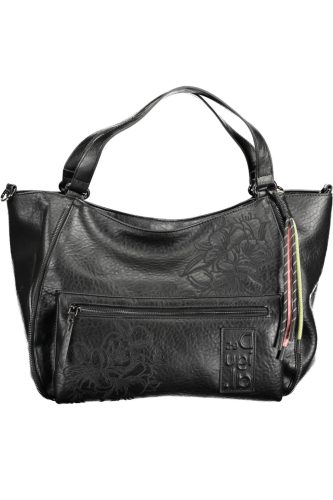 Desigual fekete női kézitáska, válltáska 37 x 32 x 8 cm 