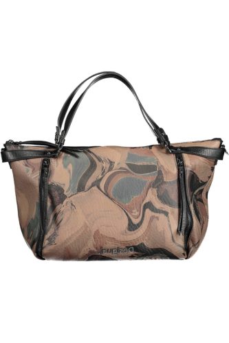 Desigual mogyoróbarna női kézitáska, válltáska 30 x 25 x 14 cm 