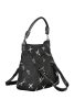 Desigual fekete mintás női kézitáska, válltáska 30 x 30 x 14 cm 