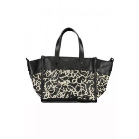   Desigual fekete női táska válltáska, shopper táska 33 x 33 x 14 cm 