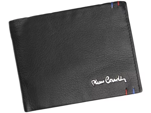 Pierre Cardin CD TILAK22 325 RFID fekete férfi bőr pénztárca 12 x 9.5 x 2.5 cm