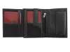 Pierre Cardin CB TILAK26 330 RFID fekete-piros férfi bőr pénztárca 9,5 x 13,3 cm
