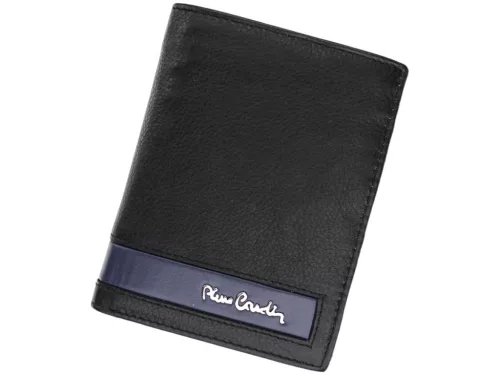 Pierre Cardin CB TILAK26 330 RFID fekete férfi bőr pénztárca 9.5 x 13.3 x 2.3 cm