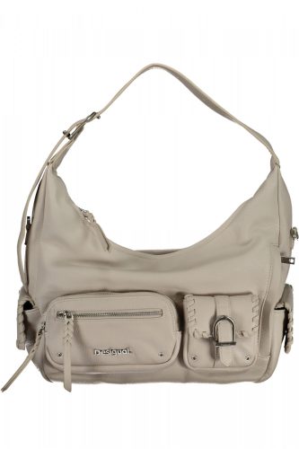 Desigual taupe női válltáska 35 x 30 x 13 cm