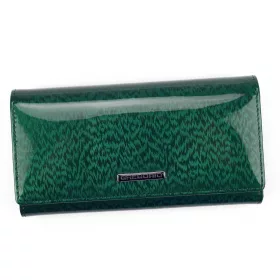   Gregorio PT-100 zöld női bőr pénztárca 18.5 x 10 x 3.5 cm
