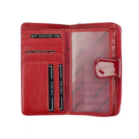   Gregorio PT-116 piros női bőr pénztárca 16.5 x 9.5 x 4 cm