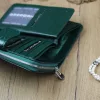 Gregorio PT-116 zöld női bőr pénztárca 16.5 x 9.5 x 4 cm