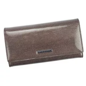   Gregorio LN-100 szürke női bőr pénztárca 18.5 x 10 x 3.5 cm