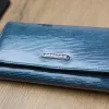 Gregorio LN-100 kék női bőr pénztárca 18.5 x 10 x 3.5 cm