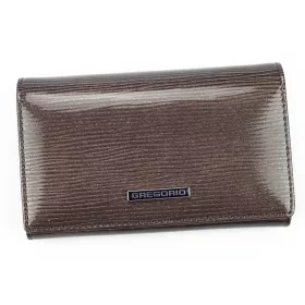   Gregorio LN-101 mogyoróbarna női bőr pénztárca 15.5 x 9.5 x 3.5 cm 