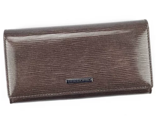 Gregorio LN-106 mogyoróbarna női bőr pénztárca 19 x 10 x 3.5 cm