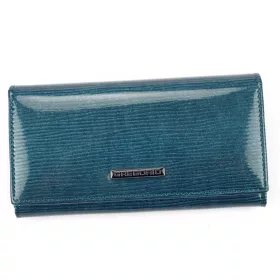   Gregorio LN-107 türkizkék női bőr pénztárca 16.5 x 9 x 3.8 cm