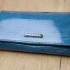 Gregorio LN-107 türkizkék női bőr pénztárca 16.5 x 9 x 3.8 cm
