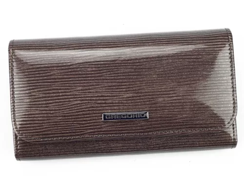 Gregorio LN-110 mogyoróbarna női bőr pénztárca 17.5 x 9.5 x 4 cm