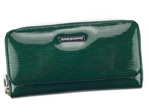 Gregorio LN-111 zöld női bőr pénztárca 19 x 10 x 3.5 cm