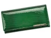 Gregorio GF100 zöld női bőr pénztárca 18.5 x 10 x 3 cm