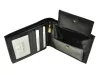 Rovicky N01-RVT RFID fekete férfi bőr pénztárca 12.3 x 10.2 x 2 cm
