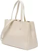 Pierre Cardin bézs rostbőr női kézitáska, válltáska 33 x 24 x 13 cm