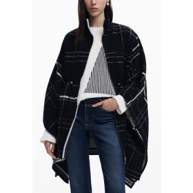 Desigual női poncsó, fekete