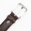 Pierre Cardin 4100/35 barna férfi bőr öv