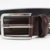 Pierre Cardin 4100/35 barna férfi bőr öv