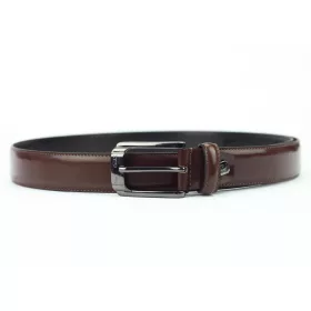 Pierre Cardin 3103 sötétbarna férfi bőr öv