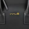 Innue E351 fekete női bőr kézitáska, oldaltáska 30 x 27 x 14 cm