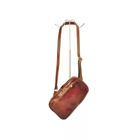  Gregorio 890 konyakbarna bőr crossbody táska 17 x 30 x 7 cm