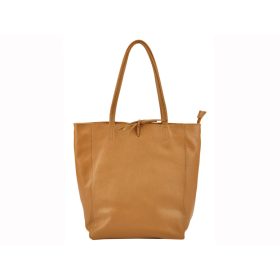   Patrizia 27-002 Z konyakbarna női bőr válltáska 39 x 36 x 14 cm