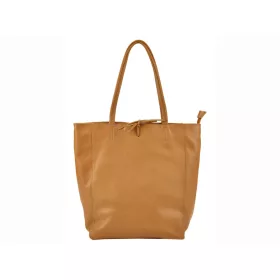   Patrizia 27-002 Z konyakbarna női bőr válltáska 39 x 36 x 14 cm