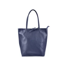   Patrizia 27-002 Z sötétkék női bőr válltáska, shopper 39 x 36 x 14 cm