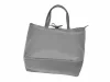Patrizia 27-002 Z sötétkék női bőr válltáska, shopper 39 x 36 x 14 cm