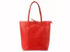 Patrizia 27-002 Z sötétkék női bőr válltáska, shopper 39 x 36 x 14 cm