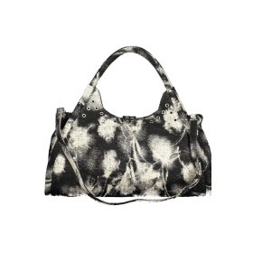   Desigual farmer övdíszes fekete női válltáska 44 x 23 x 9 cm