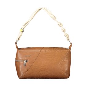 Desigual női konyakbarna válltáska  30 x 16 x 10 cm